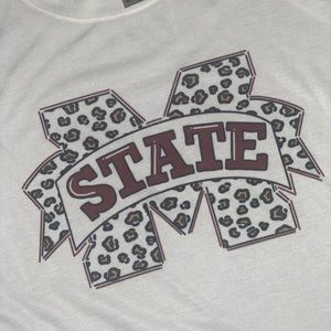 MISSISSIPPI STATE LEOPARD CUSTOM T-shirt